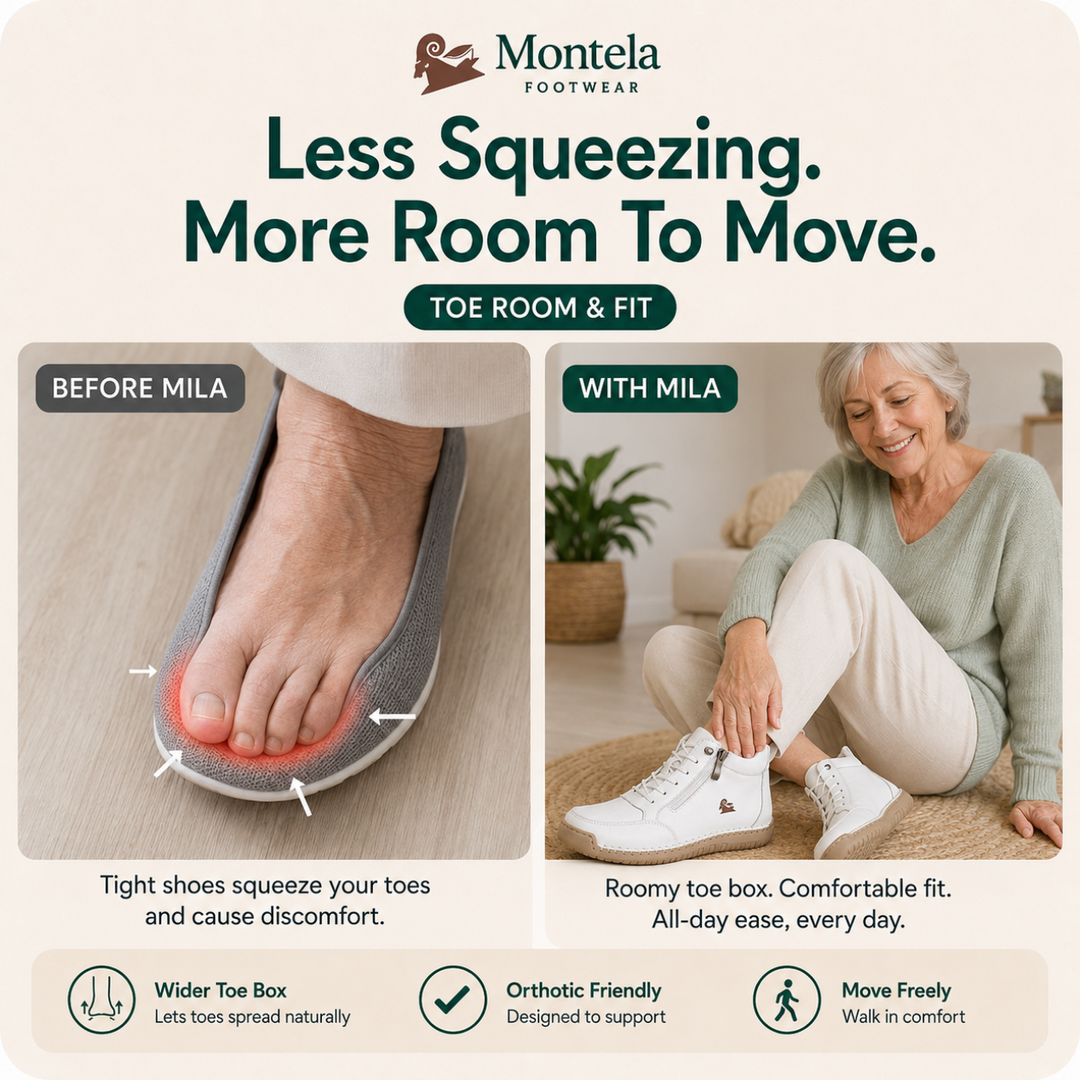 Mila – Orthopaedic Comfort Shoes for Foot, Knee & Back Pain