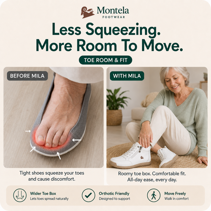 Mila – Orthopaedic Comfort Shoes for Foot, Knee & Back Pain