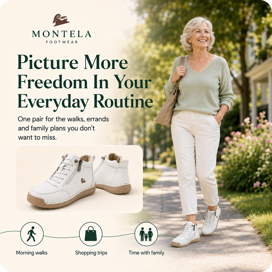 Mila – Orthopaedic Comfort Shoes for Foot, Knee & Back Pain