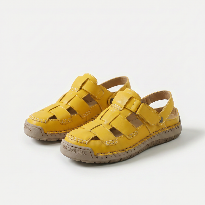 elina adjustable comfort sandals Yellow