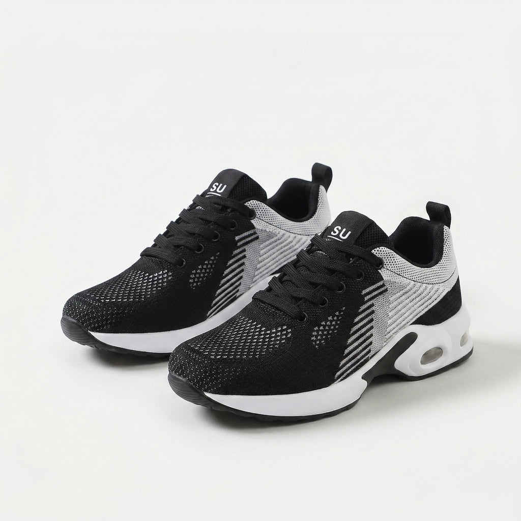 WalkMora Orthopedic Shoes - White Black